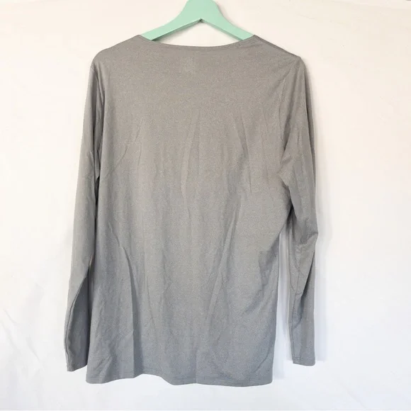 32 Degrees Cozy Heat Long Sleeve Gray Women's Top - Picture 3 of 3
